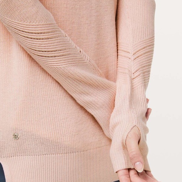 Lululemon sz 8 Time To Restore sweater - Picture 2 of 6